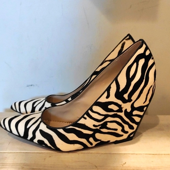 Jean-Michel Cazabat Shoes - Jean-Michel Cazabat Pony Hair Wedges New